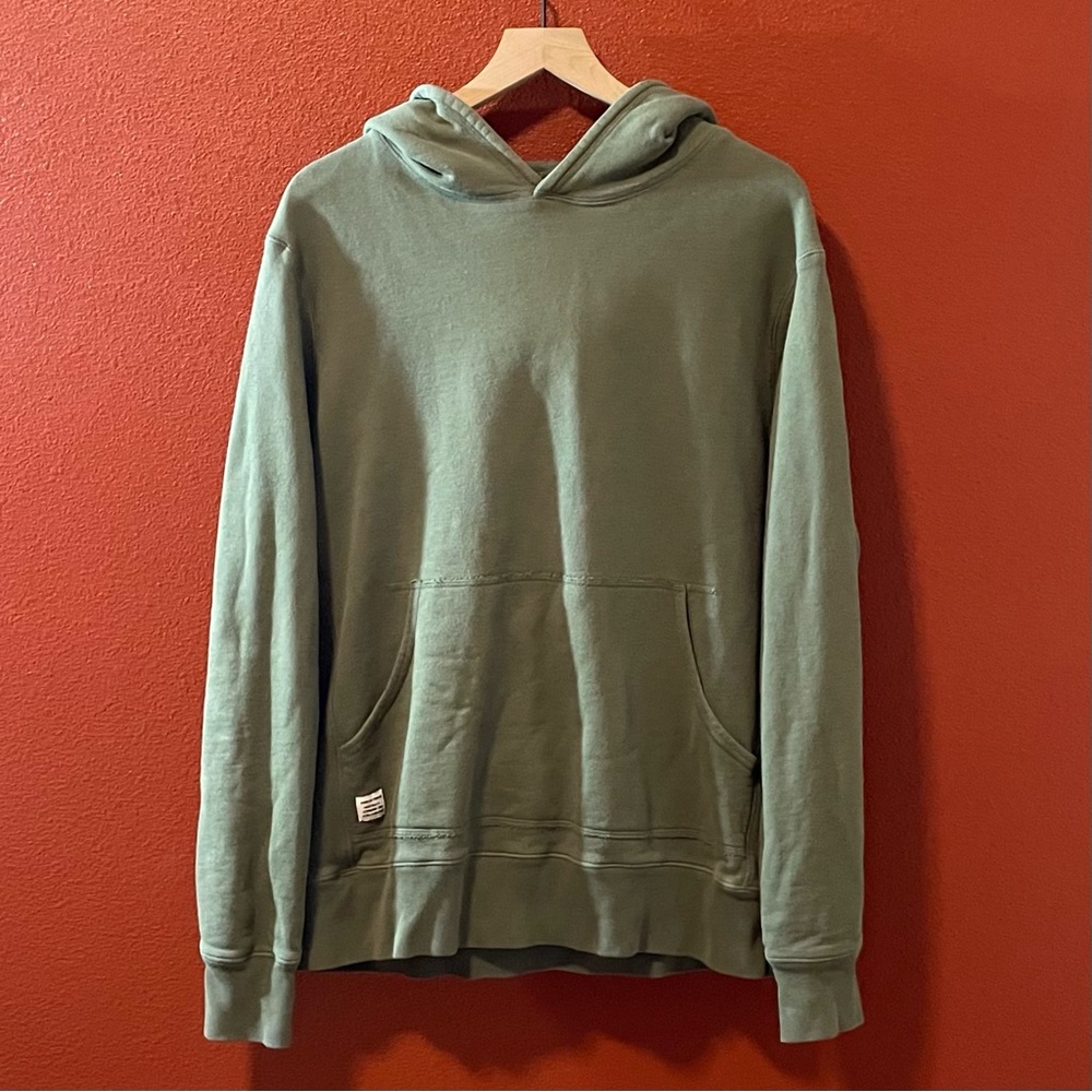 American Trench Men’s Original Equipment Green‎ Kangaroo Pouch Hoodie Sweatshirt